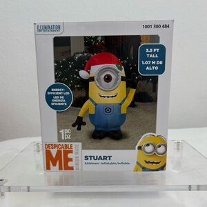 Despicable Me Minion “Stuart” Christmas Blow Up Inflatable